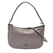 Coach Pre-owned Pre-owned Canvas handvskor Gray, Dam