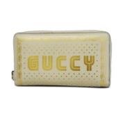 Gucci Vintage Pre-owned Laeder plnbcker Beige, Dam