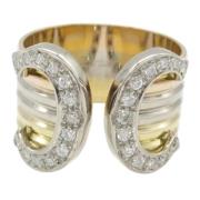 Cartier Vintage Pre-owned Vitt guld ringar Beige, Dam