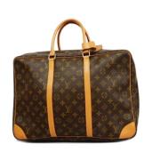 Louis Vuitton Vintage Pre-owned Tyg louis-vuitton-vskor Brown, Dam