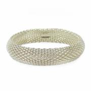 Tiffany & Co. Pre-owned Pre-owned Silver armband Gray, Dam