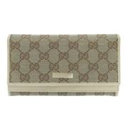 Gucci Vintage Pre-owned Canvas plnbcker Beige, Dam