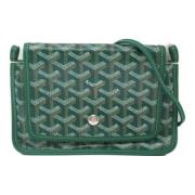 Goyard Vintage Pre-owned Belagd canvas axelremsvskor Green, Dam