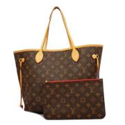 Louis Vuitton Vintage Pre-owned Tyg louis-vuitton-vskor Brown, Dam