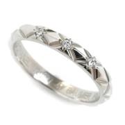 Chanel Vintage Pre-owned Platina ringar Gray, Dam