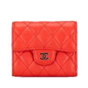 Chanel Vintage Pre-owned Laeder plnbcker Orange, Dam