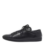 Yves Saint Laurent Vintage Pre-owned Laeder sneakers Black, Herr