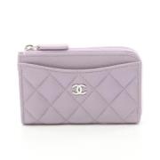 Chanel Vintage Pre-owned Metall plnbcker Purple, Dam