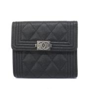 Chanel Vintage Pre-owned Laeder plnbcker Black, Dam