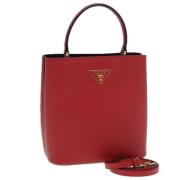 Prada Vintage Pre-owned Laeder handvskor Red, Dam