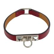 Hermès Vintage Pre-owned Laeder armband Red, Dam