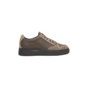 Cerruti 1881 Läder Sneakers med Gummisula Beige, Herr