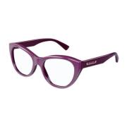 Gucci Stiliga solglasögon för modemedvetna individer Purple, Unisex