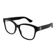 Gucci Stiliga svarta solglasögon för män Black, Unisex