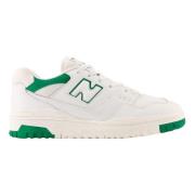 New Balance Vita och Gröna 550 Sneakers White, Herr