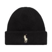 Ralph Lauren Stickad mössa Black, Herr