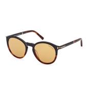 Tom Ford Klassiska svarta solglasögon Multicolor, Unisex