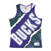 Mitchell & Ness Milwaukee Bucks Basketball Tank Top Multicolor, Herr