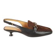 Tod's Svarta sandaler med Moc. Ch Morsetto Black, Dam