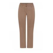 Gustav Modern 7/8 Straight Leg Byxor Brown, Dam