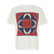 Bally Klassisk Vit Bomull T-shirt White, Herr