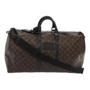 Louis Vuitton Vintage Pre-owned Canvas handvskor Brown, Dam