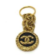 Chanel Vintage Pre-owned Tyg nyckelhllare Yellow, Dam