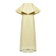 Jacquemus Elegant Klänning Kollektion Yellow, Dam