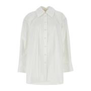 Jil Sander Vit Poplin Skjorta Klassisk Stil White, Dam