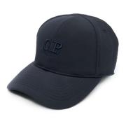 C.p. Company Blå Baseballkeps med Logobrodyr Blue, Herr