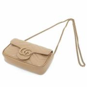 Gucci Vintage Pre-owned Tyg gucci-vskor Beige, Dam