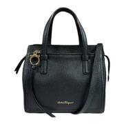 Salvatore Ferragamo Pre-owned Pre-owned Laeder axelremsvskor Black, Da...