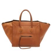 Celine Vintage Pre-owned Laeder totevskor Brown, Dam