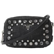 Prada Vintage Pre-owned Bomull prada-vskor Black, Dam