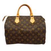 Louis Vuitton Vintage Pre-owned Tyg louis-vuitton-vskor Brown, Dam