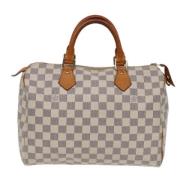 Louis Vuitton Vintage Pre-owned Canvas louis-vuitton-vskor White, Dam