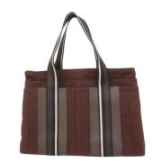 Hermès Vintage Pre-owned Canvas handvskor Brown, Dam