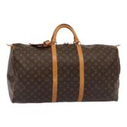 Louis Vuitton Vintage Pre-owned Canvas handvskor Brown, Dam