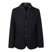 Herno Quiltad Dunblazer Jacka Blue, Herr