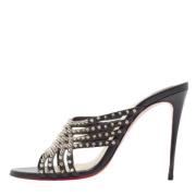 Christian Louboutin Pre-owned Pre-owned Laeder sandaler Black, Dam