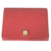 Louis Vuitton Vintage Pre-owned Tyg plnbcker Red, Dam