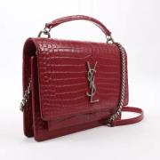 Yves Saint Laurent Vintage Pre-owned Laeder handvskor Red, Dam