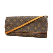 Louis Vuitton Vintage Pre-owned Tyg louis-vuitton-vskor Brown, Dam