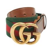 Gucci Vintage Pre-owned Canvas skrp Brown, Herr