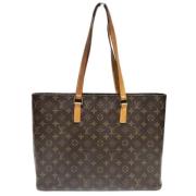 Louis Vuitton Vintage Pre-owned Tyg louis-vuitton-vskor Brown, Dam