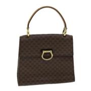 Celine Vintage Pre-owned Laeder handvskor Brown, Dam