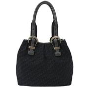 Dior Vintage Pre-owned Canvas totevskor Black, Dam