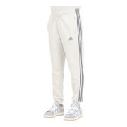 Adidas French Terry Tapered Cuff 3-Stripes Sweatpants White, Herr