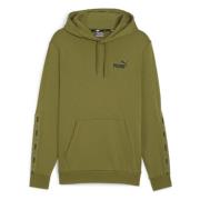 Puma Essentials+ Tap Hoodie Green, Herr