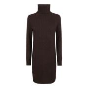 Ralph Lauren Brun Klänning Aw24 Dammode Brown, Dam